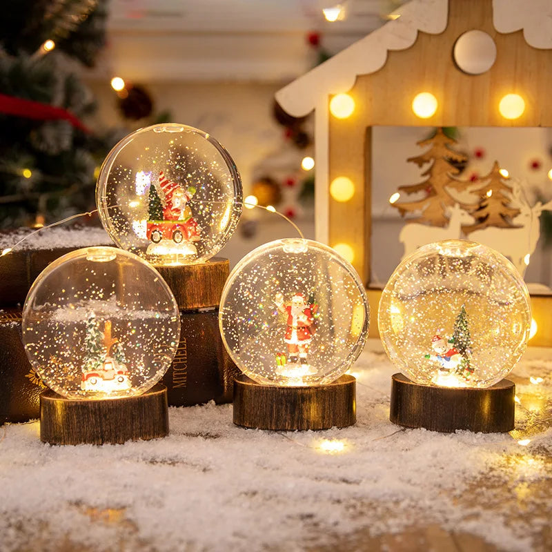 Christmas Illuminated Crystal Balls
