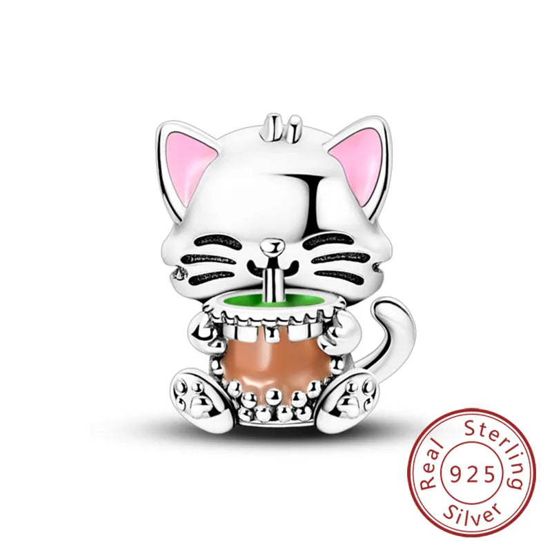 Charm for Bracelet flower and plant theme