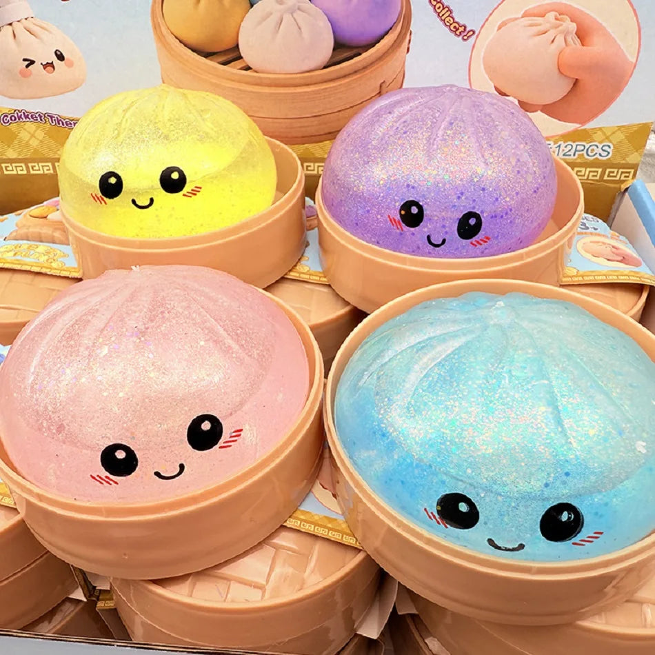 Simulated Steamed Buns Squeeze Toy