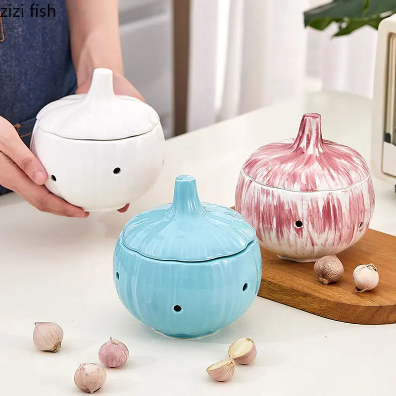 Onion Shape Ceramic Jar