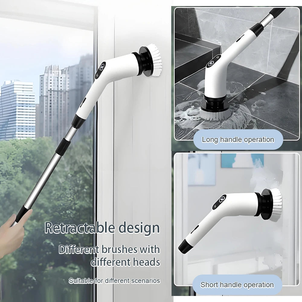 Electric Multifunctional Handheld Cleaning Brush