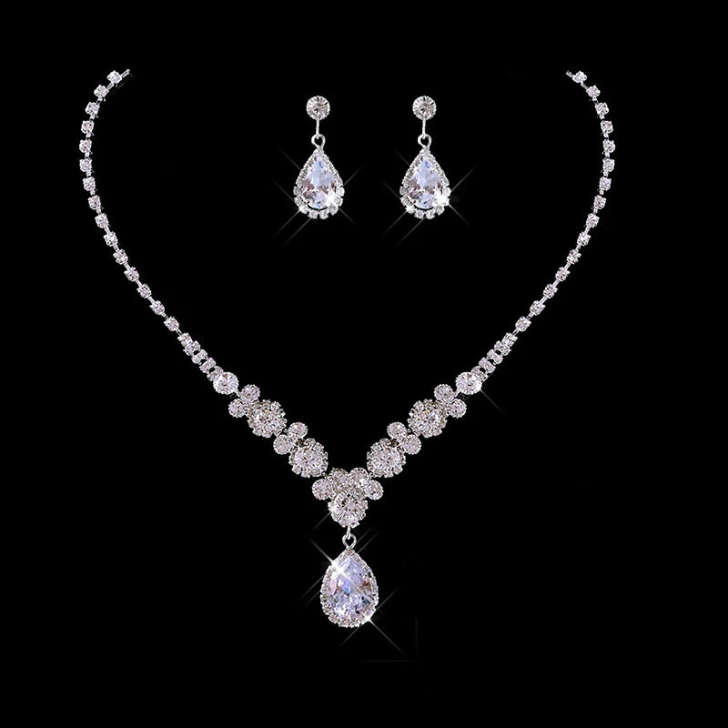 Women's Necklace Earrings Set