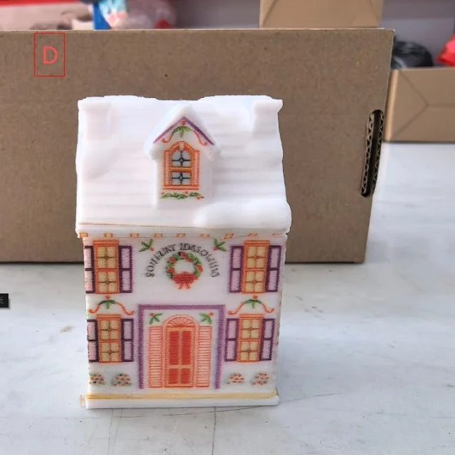 Holiday Village Spice House Set