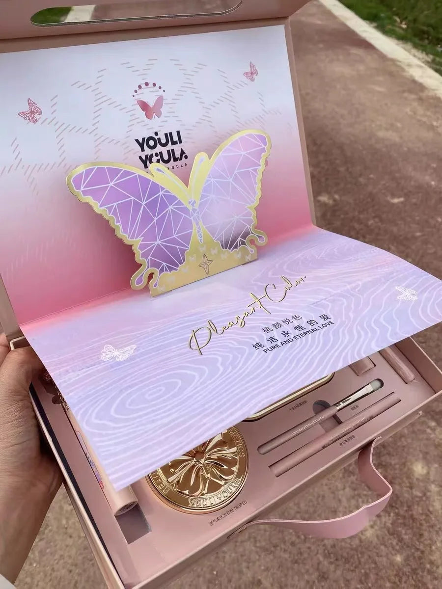 Butterfly 9 Pcs Makeup Gift Box