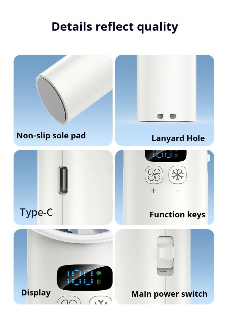 Ice compress high-speed cooling fan