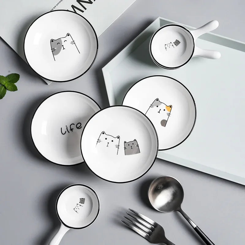 Cat Ceramic Seasoning Dish