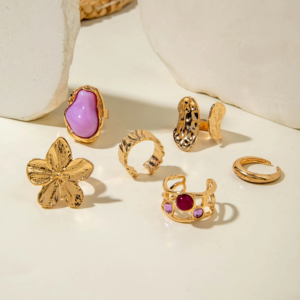 Pearl Open Ring Sets