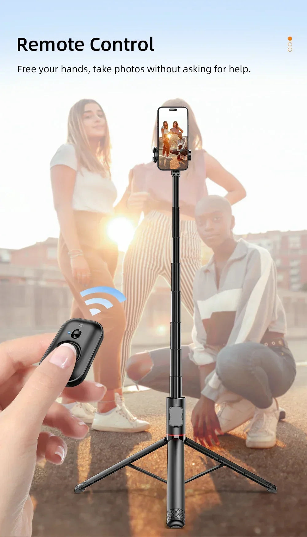 Scalable Bluetooth Selfie Stick