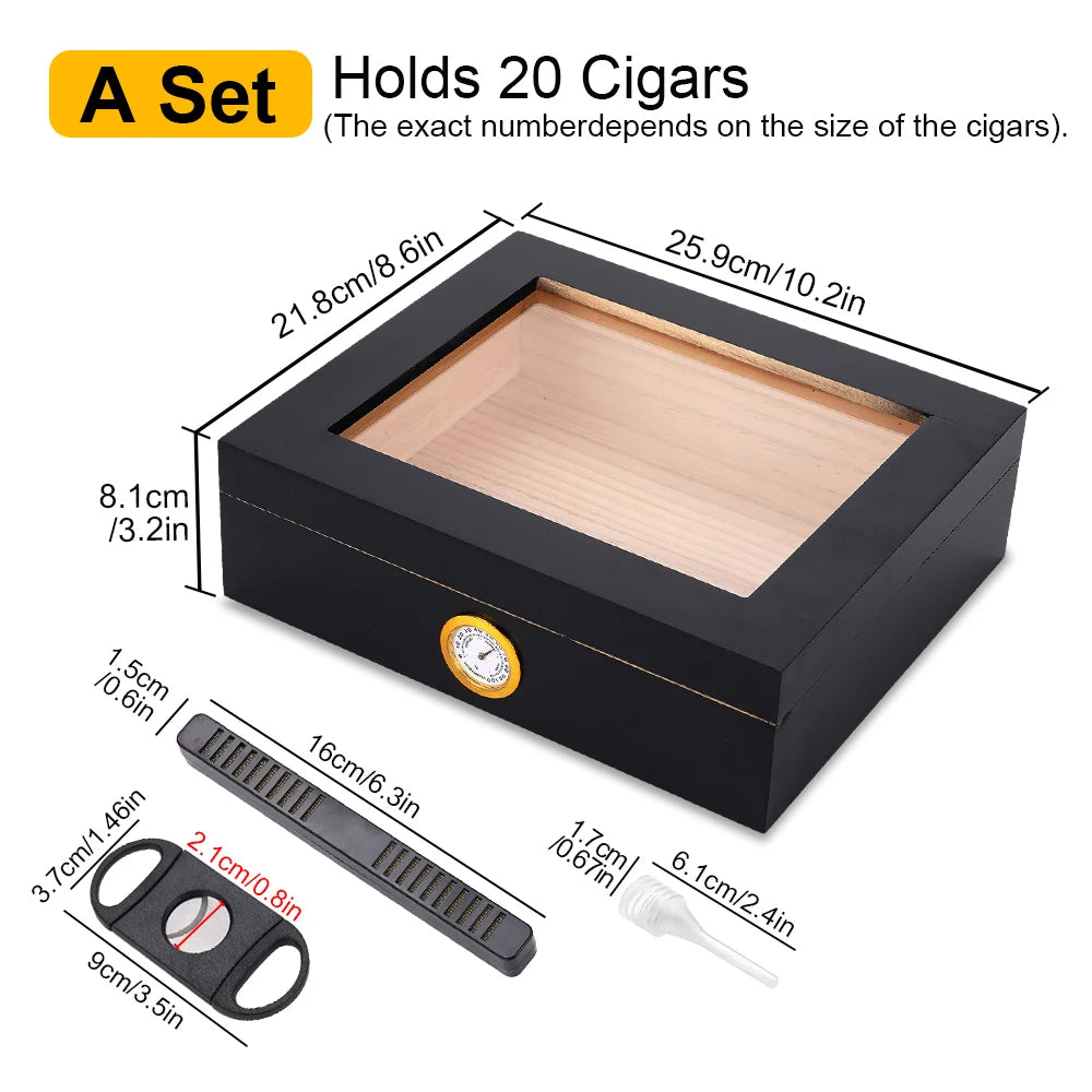Wooden cigar box