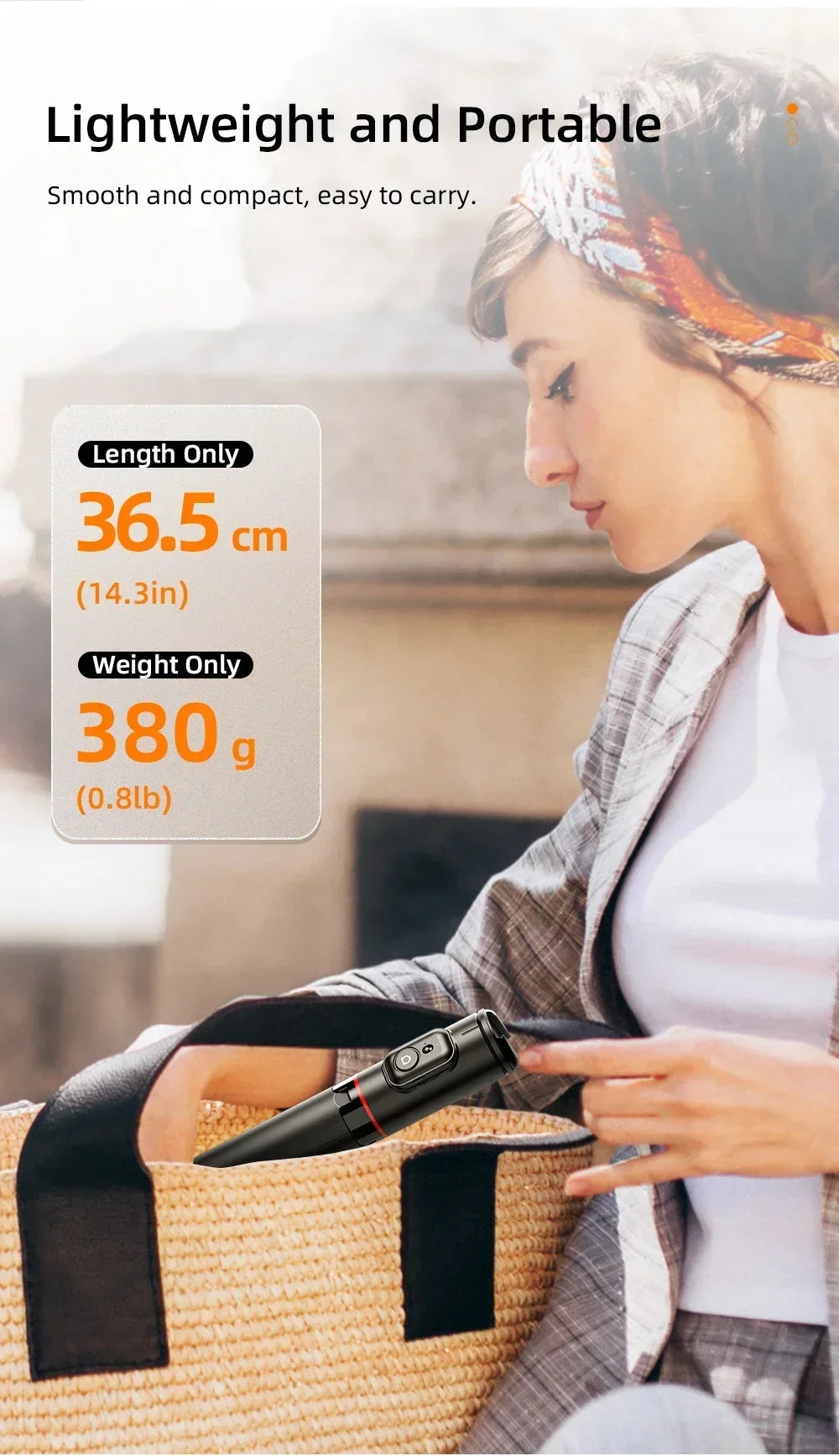 Scalable Bluetooth Selfie Stick