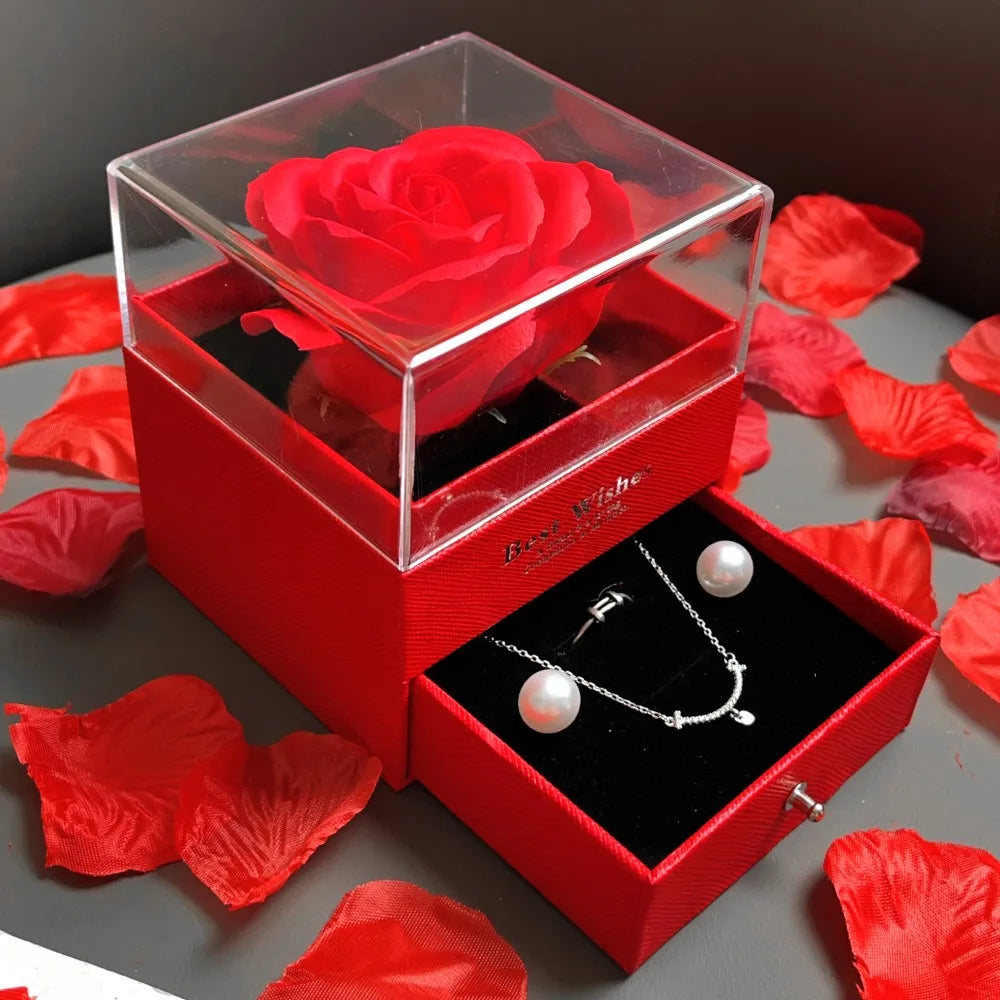 Rose Flower Gifts Box