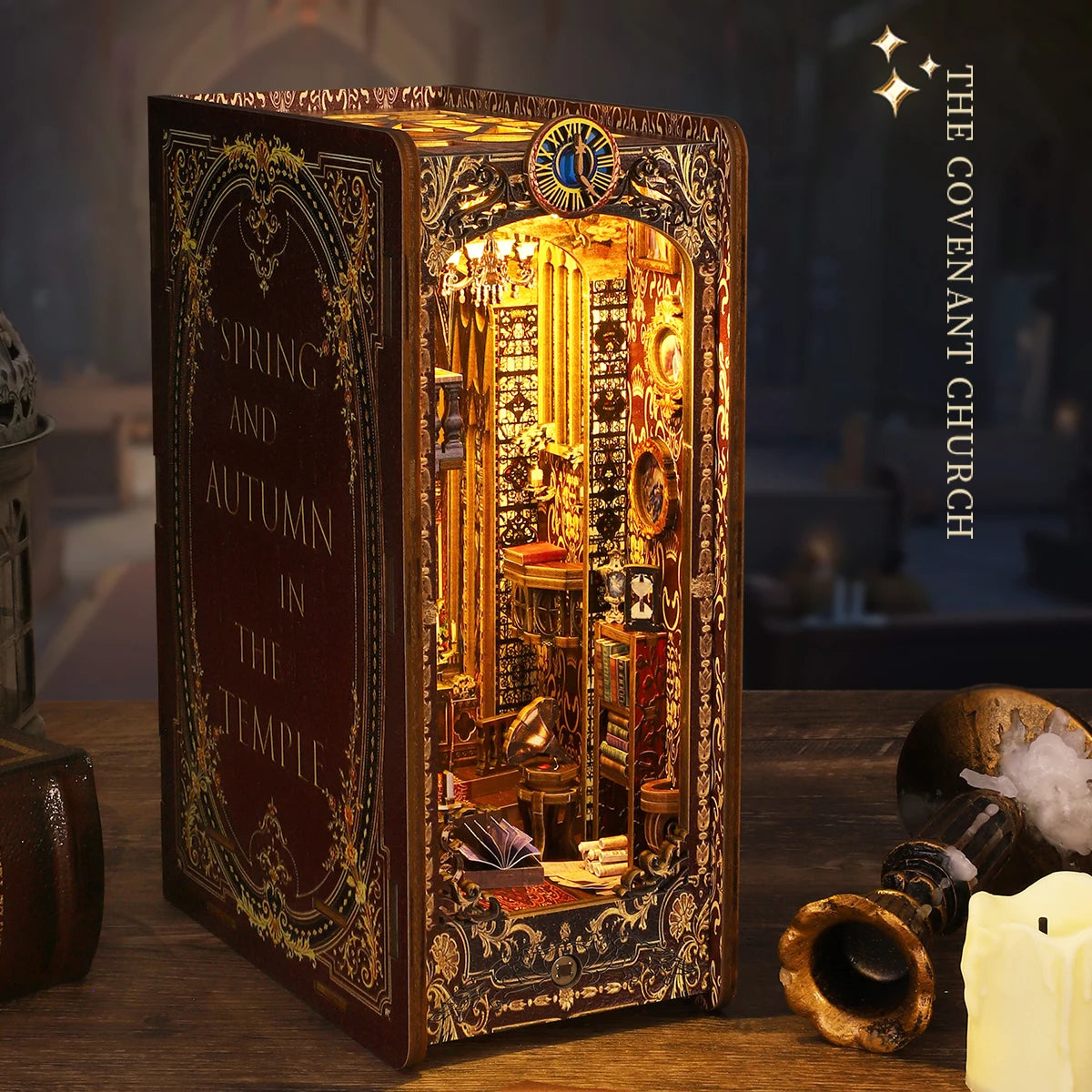 DIY Wooden Book Nook