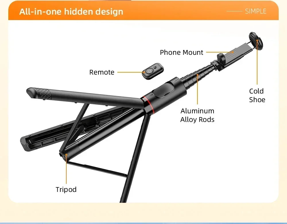 Scalable Bluetooth Selfie Stick