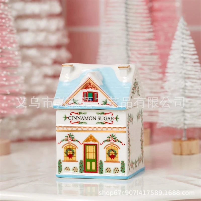 Holiday Village Spice House Set