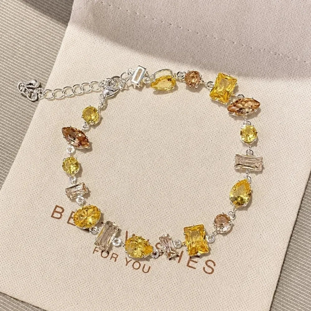 Crystal Necklace and Bracelet
