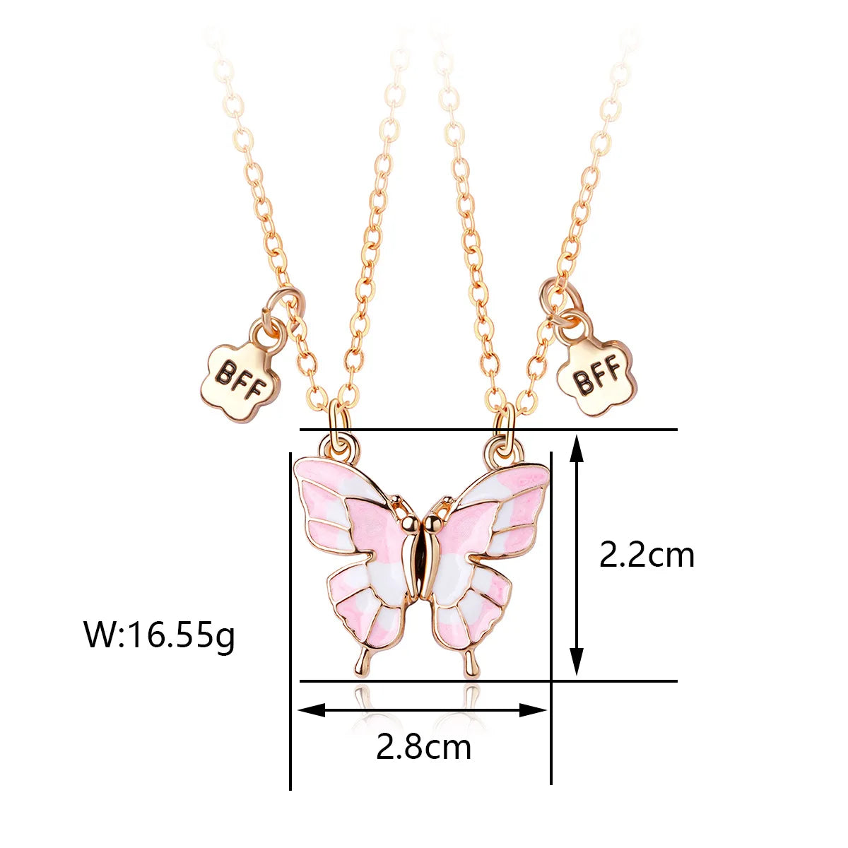 Elegant Butterfly Magnetic Necklace