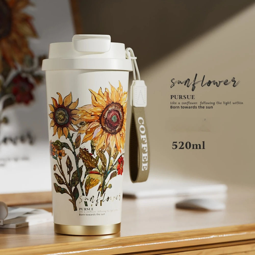 ceramic liner portable thermal insulation cup