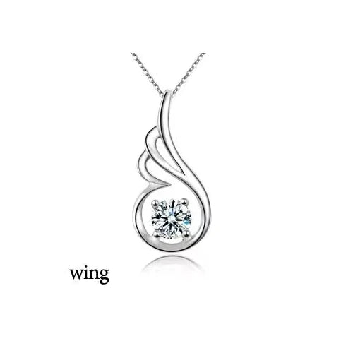 Crystal zodiac signs Pendant Necklace