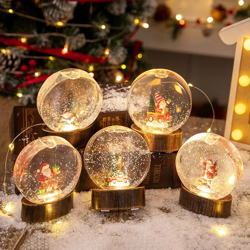 Christmas Illuminated Crystal Balls