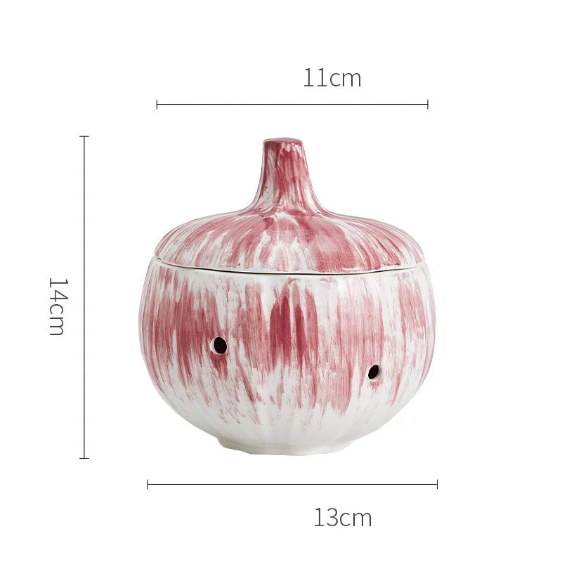 Onion Shape Ceramic Jar