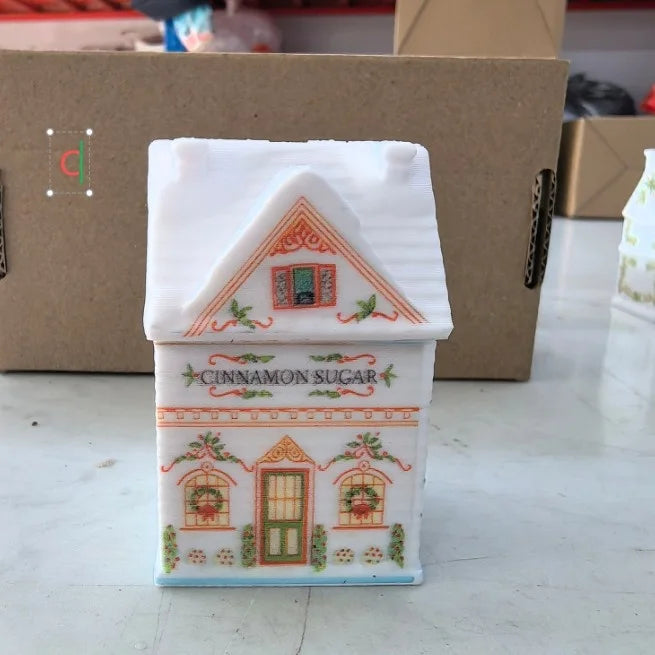 Holiday Village Spice House Set