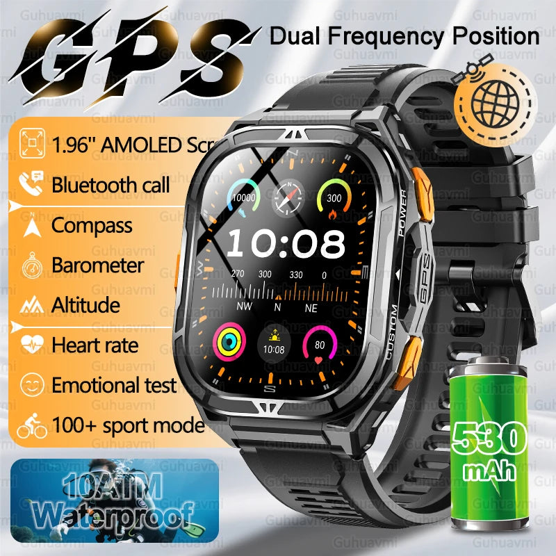2026 New Military Outdoor Sports Smart Watch