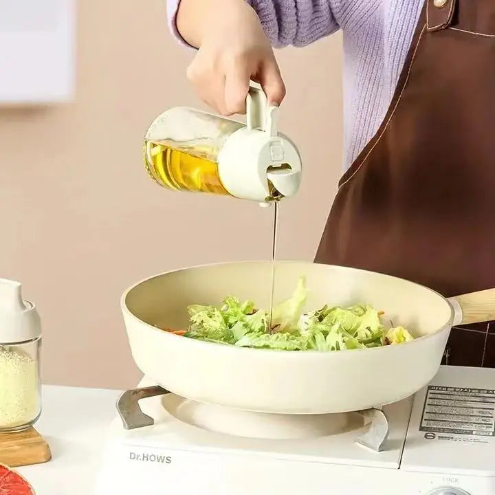 2 in 1 Olive Oil Dispenser and Oil Sprayer