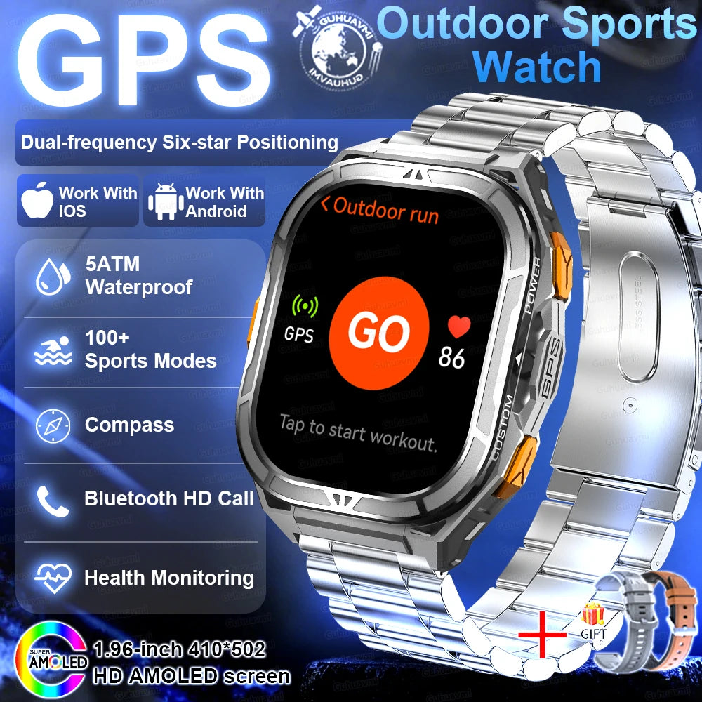 2026 New Military Outdoor Sports Smart Watch