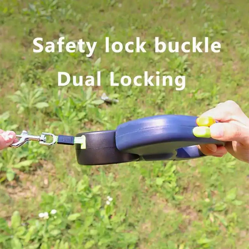 Auto Retractable Double-Ended Dog Leash 3m
