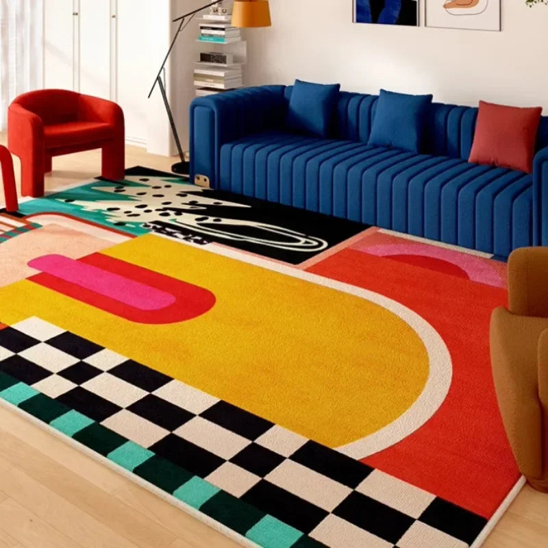 Living Room Irregular Art Carpet
