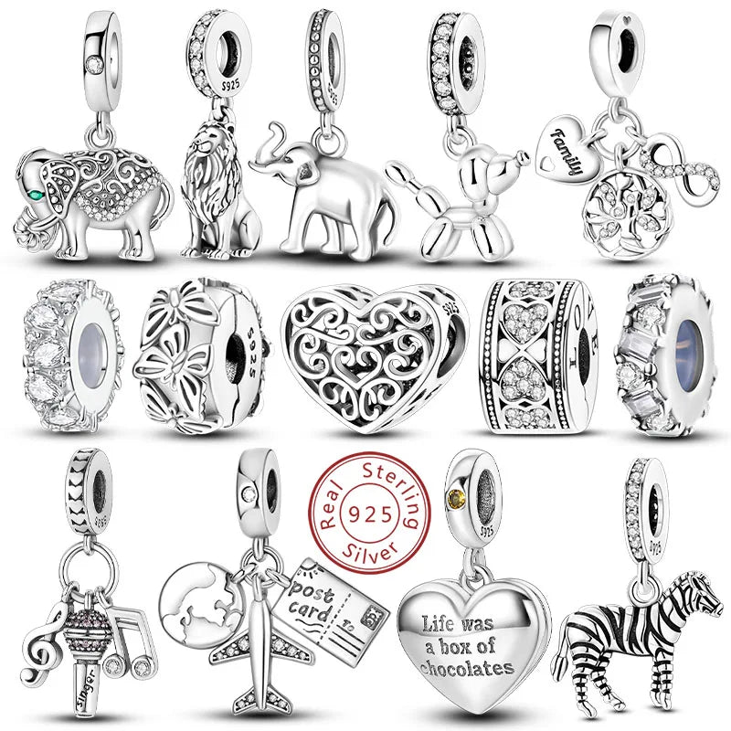 925 Sterling Silver Charms Animal