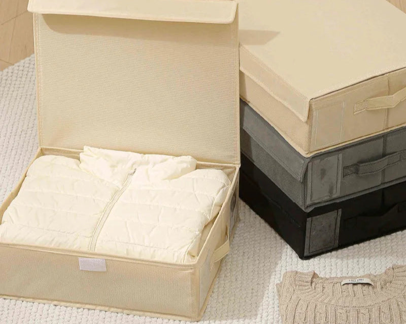 Foldable Bedding Storage Box with Lid