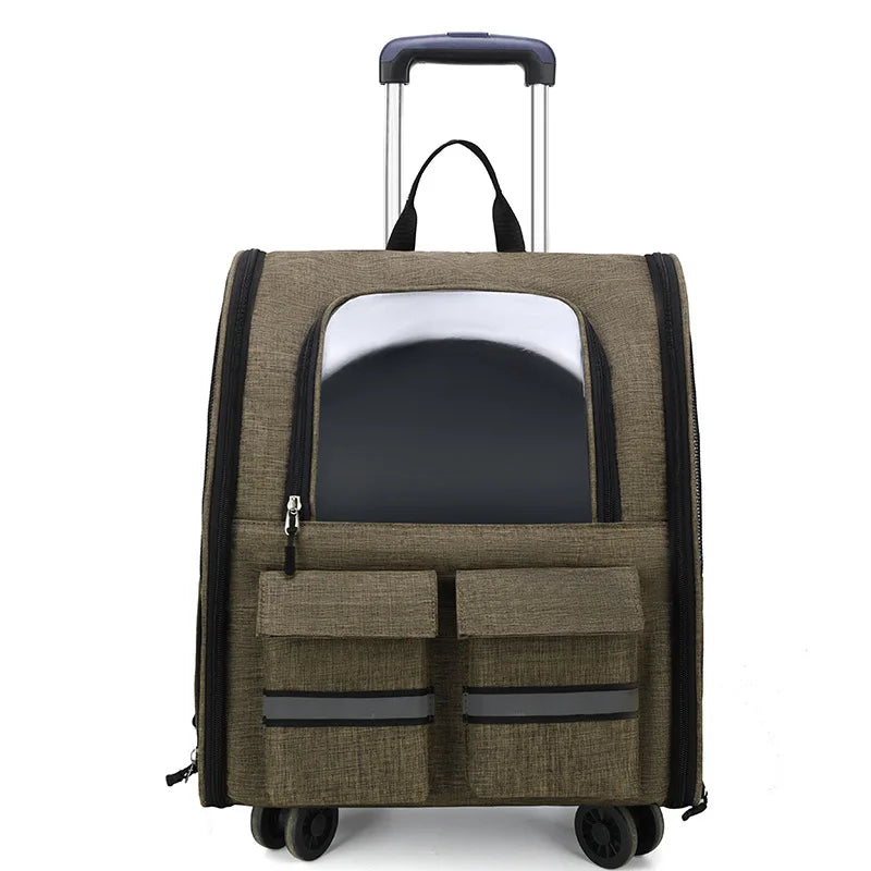 New Oxford Trolley Case Cat Carrier