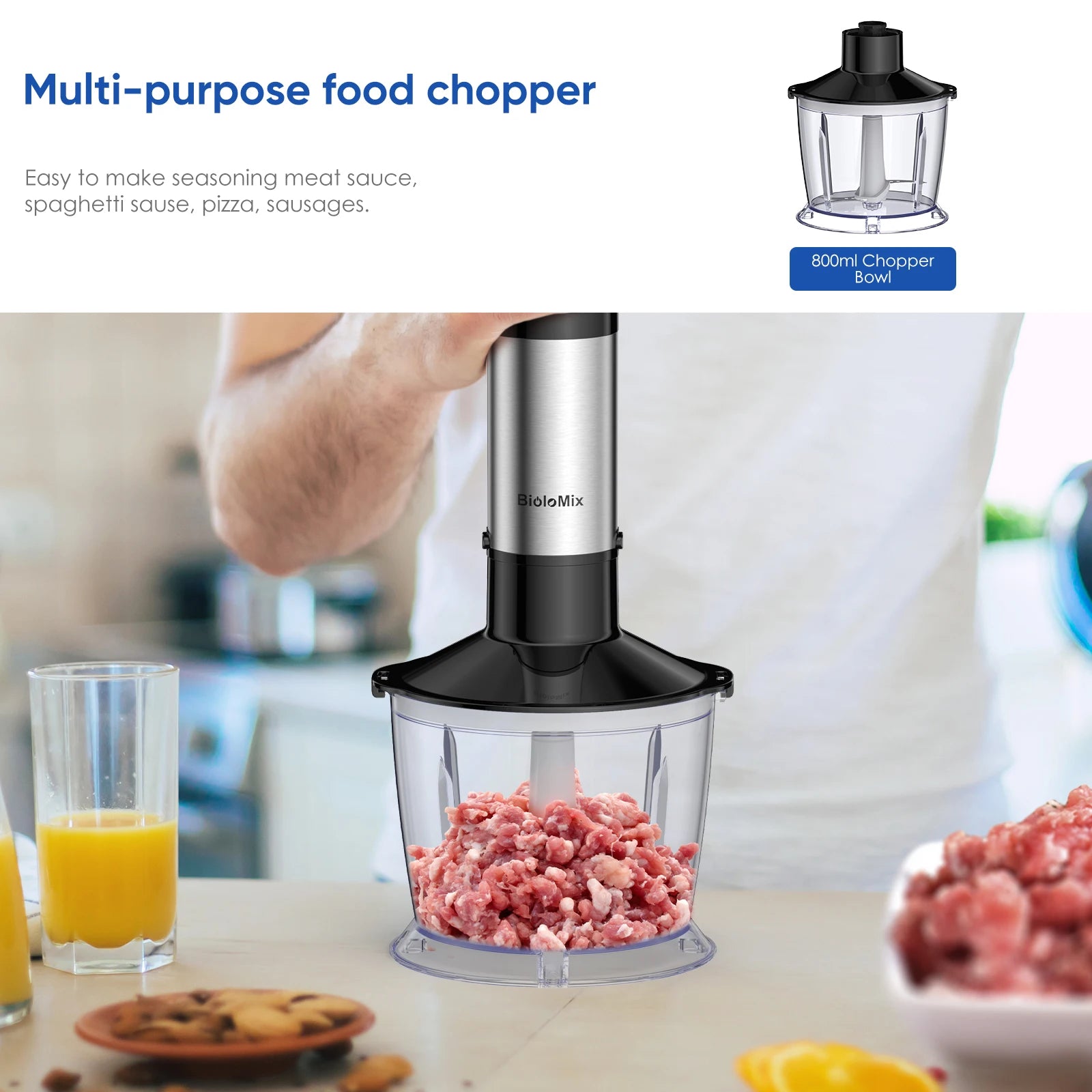 BioloMix 5 in 1 Immersion Hand Blender