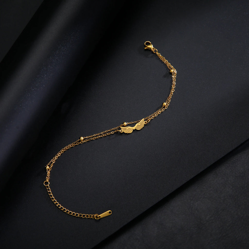Angel Wing Pendant Bracelet