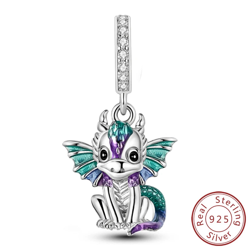 Charm for Bracelet flower and plant theme