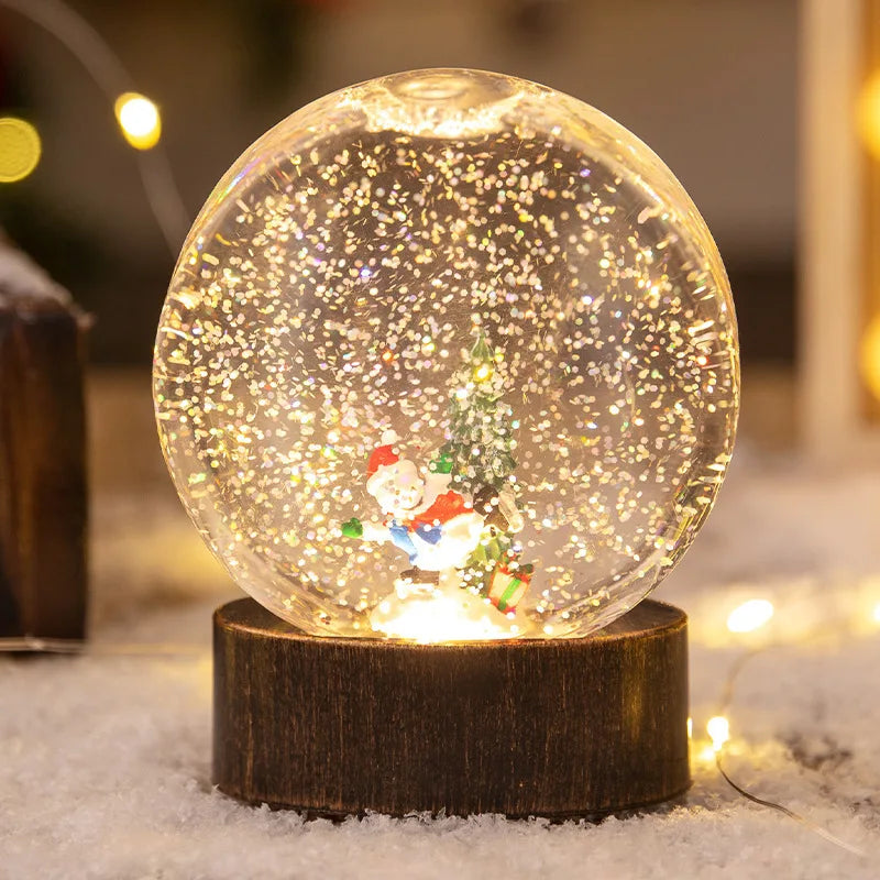 Christmas Illuminated Crystal Balls