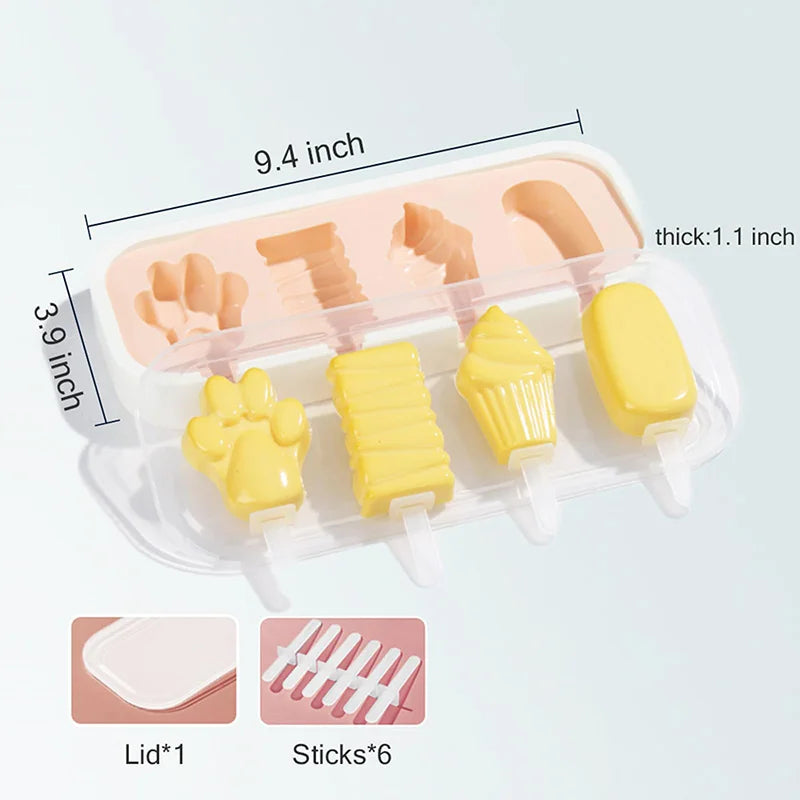 BPA Free Reusable Ice Cream Mold