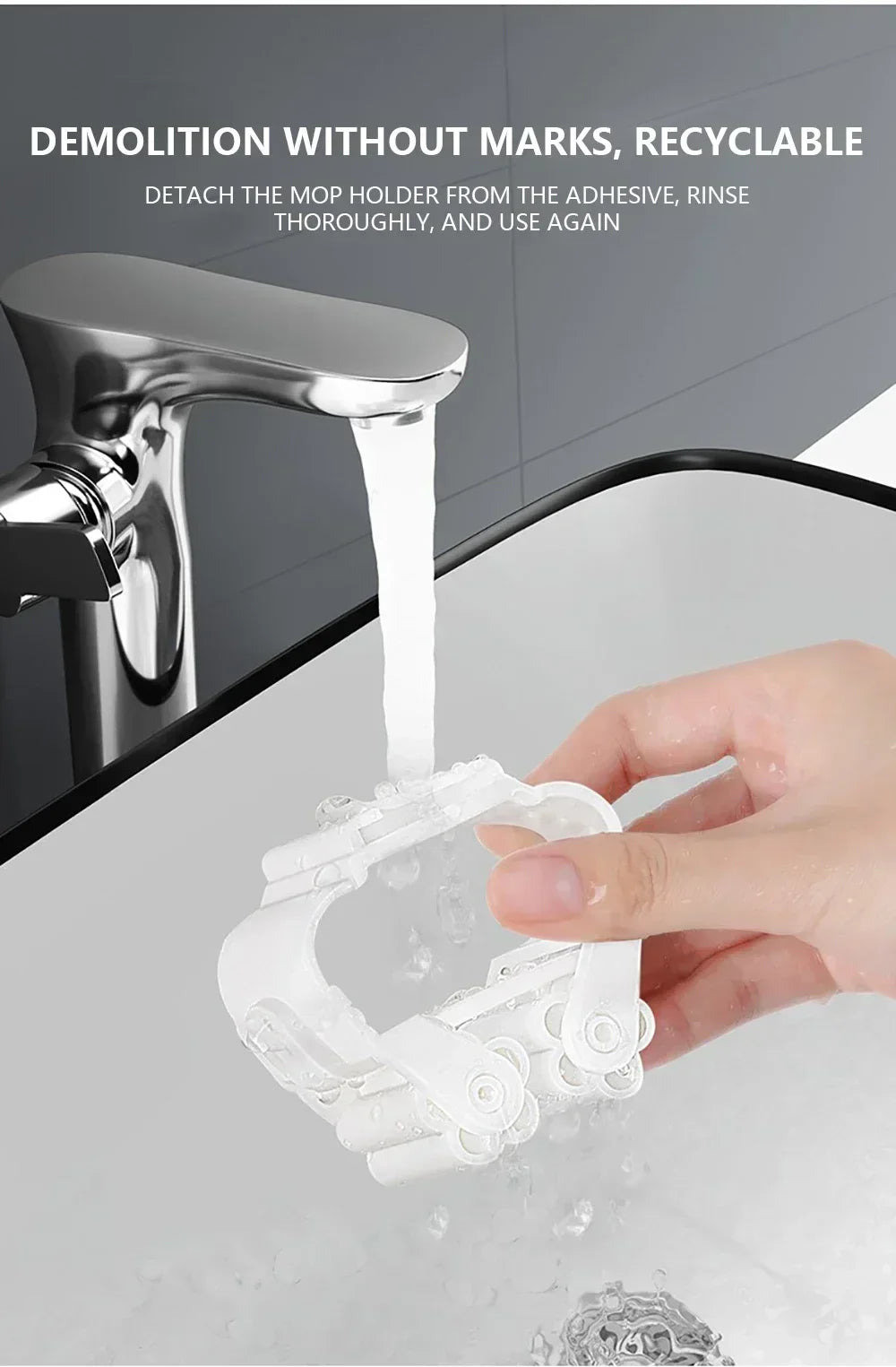 Wall Mounted Mop Holder