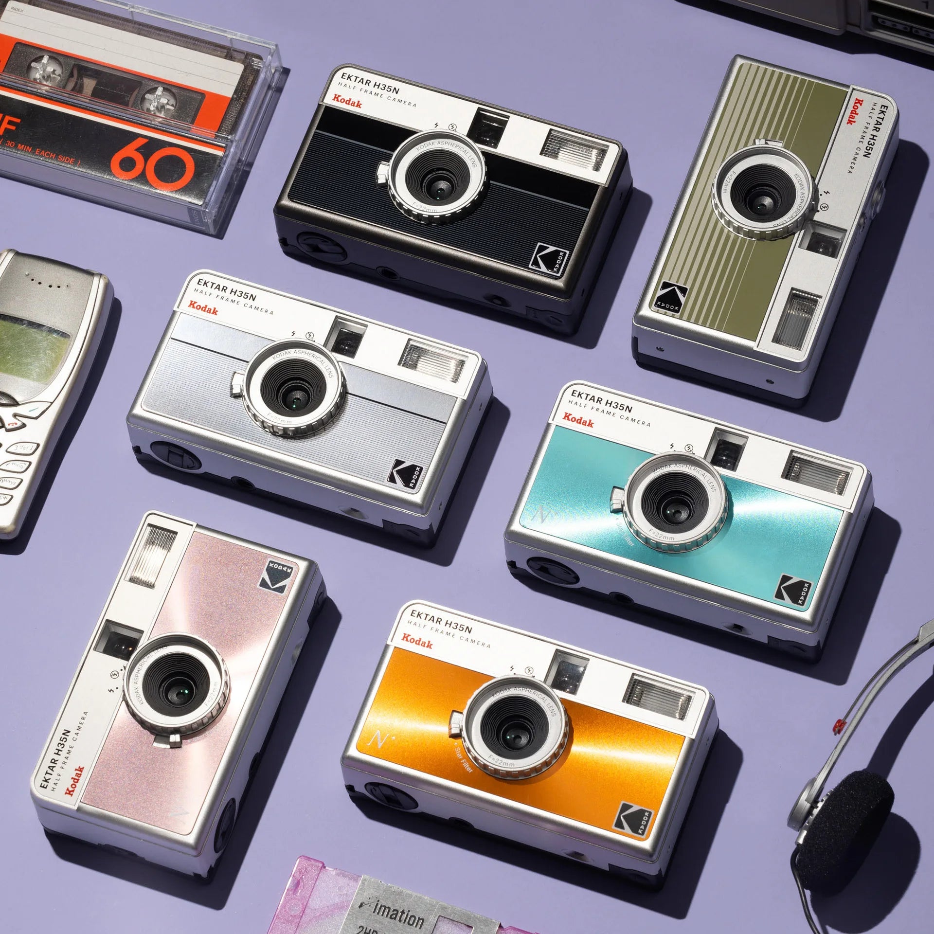 2025 New KODAK EKTAR H35 H35N Half Frame Camera 35mm Film