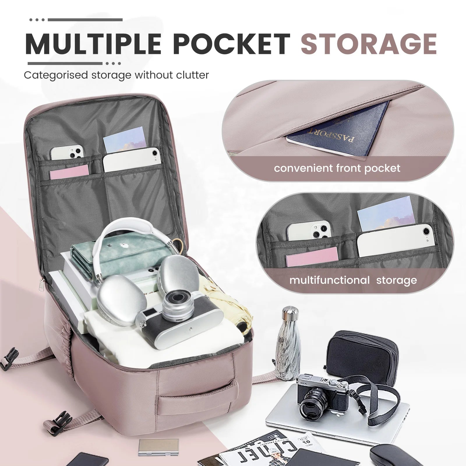 Vacuum Backpack 40x30x20 Travel Backpack