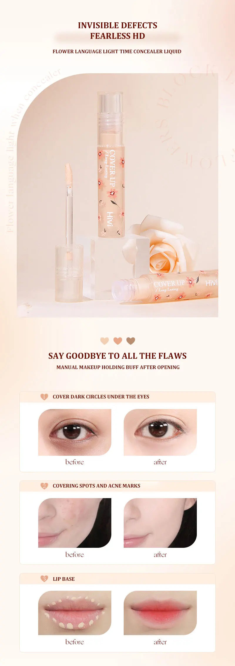 Flower 8Pcs Makeup set