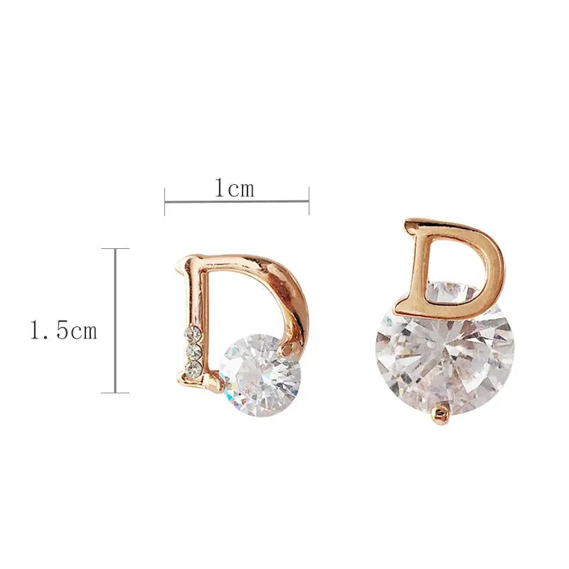 Letter D Earrings