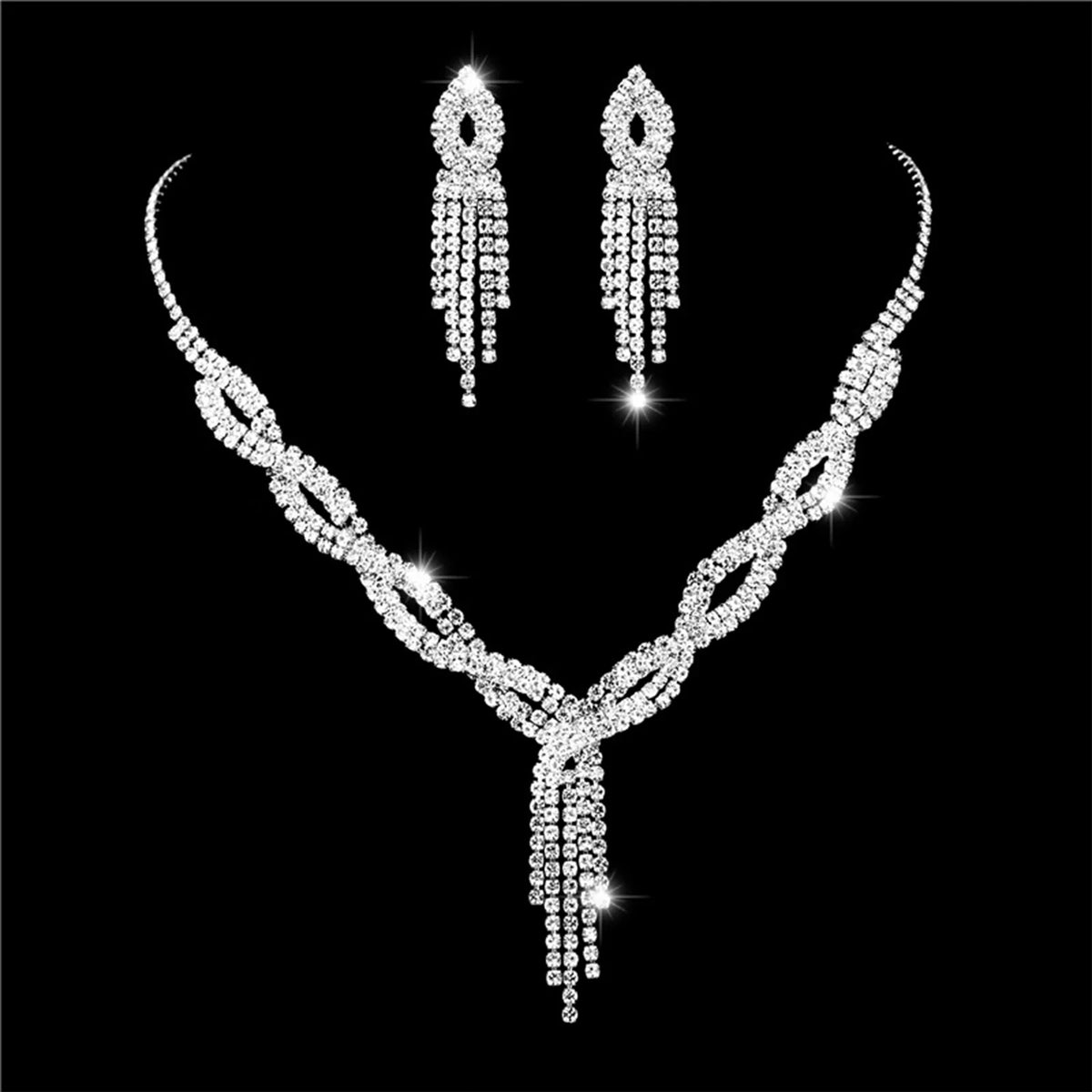 Women's Necklace Earrings Set