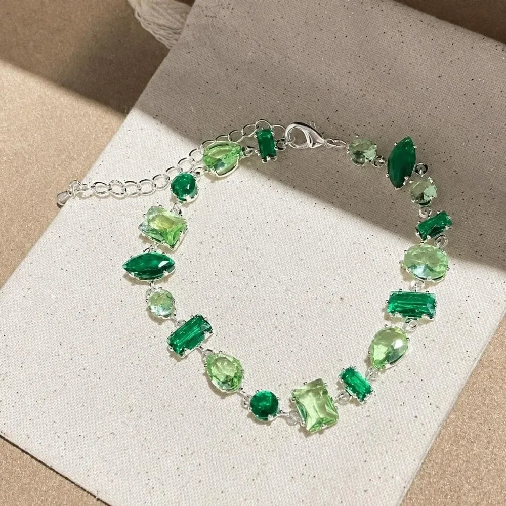Crystal Necklace and Bracelet