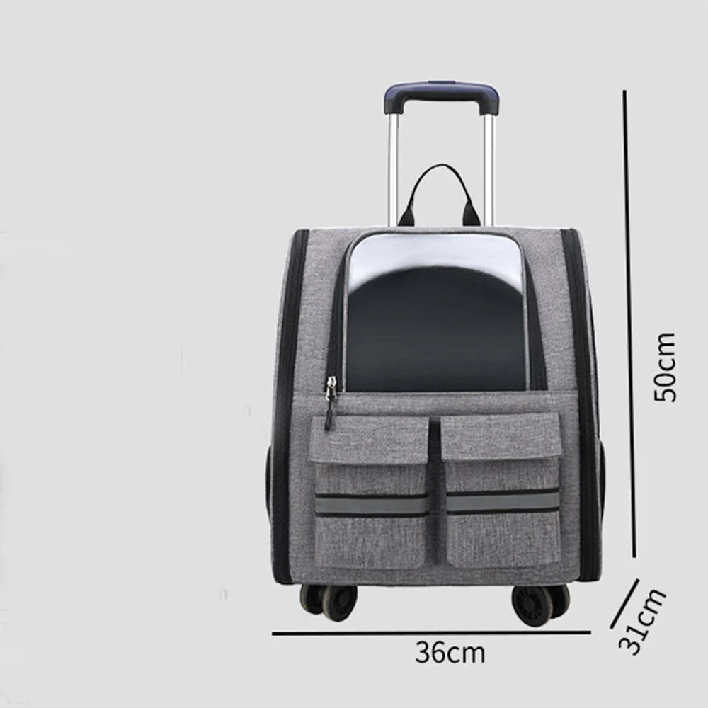 New Oxford Trolley Case Cat Carrier