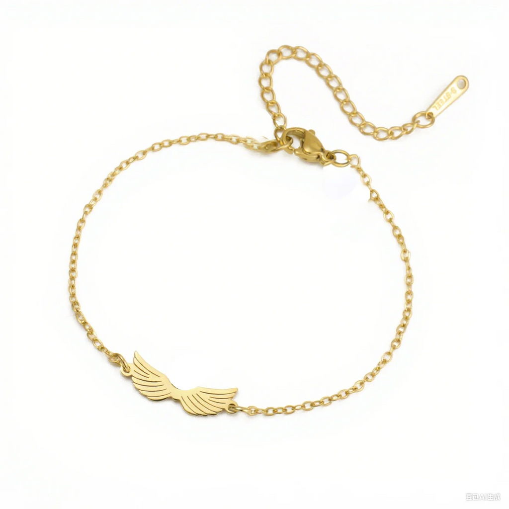 Angel Wing Pendant Bracelet