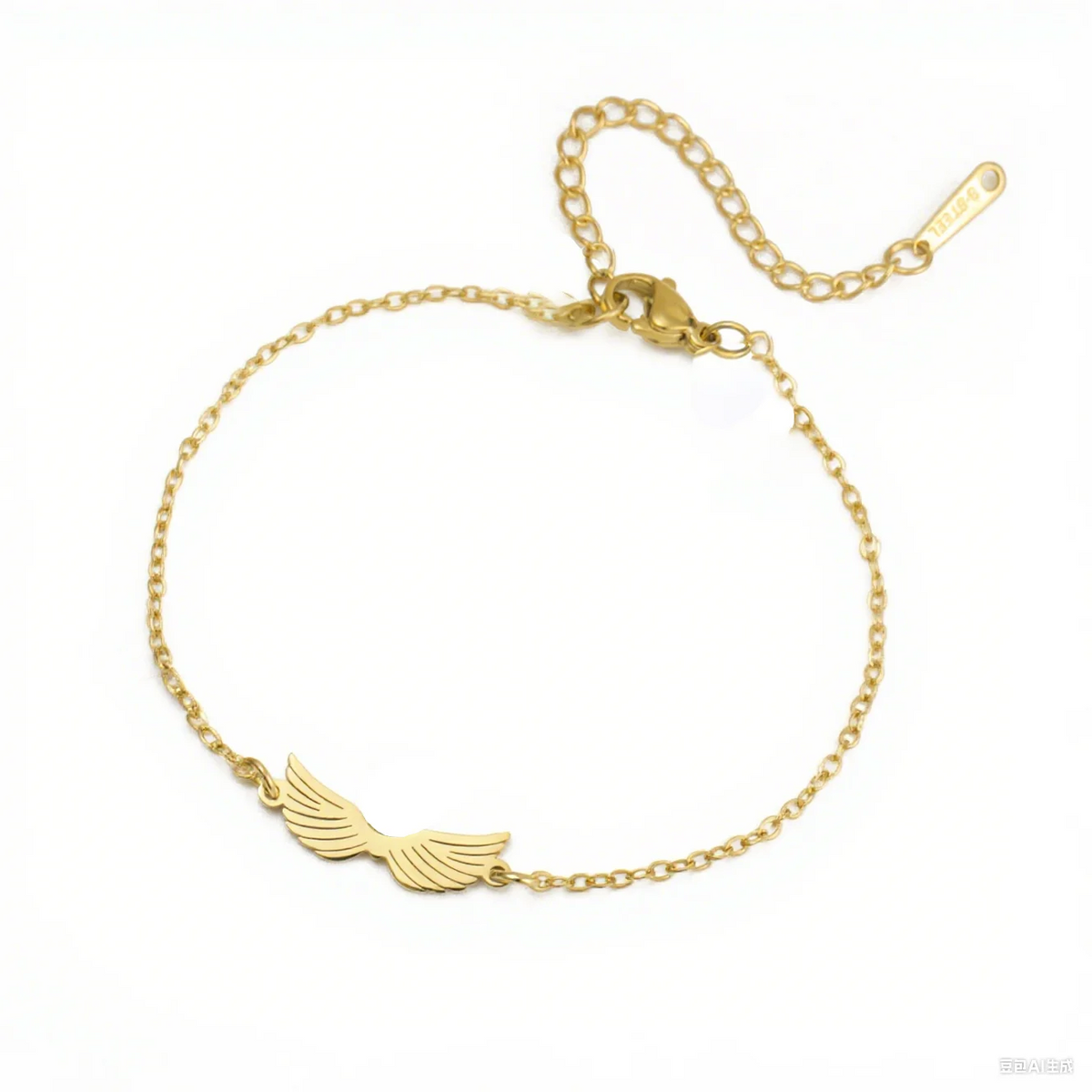 Angel Wing Pendant Bracelet