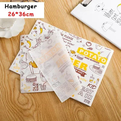 100 Sheets Oil-Proof Wax Paper