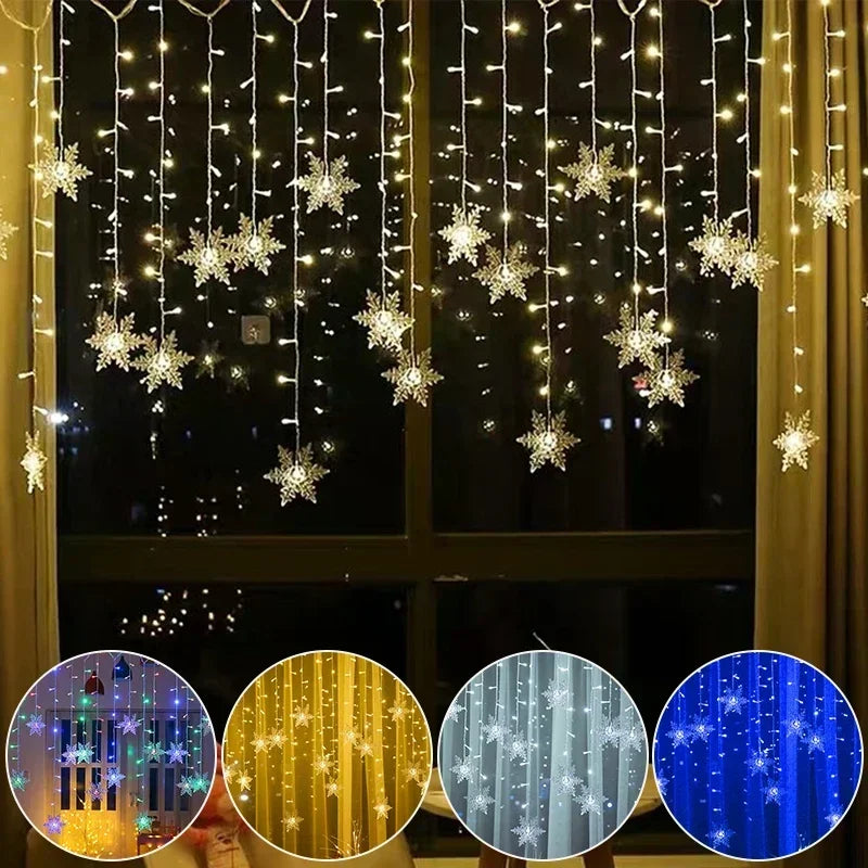 Christmas LED Snowflakes Garland
